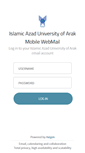 Mobile Screenshot of mail.iau-arak.ac.ir